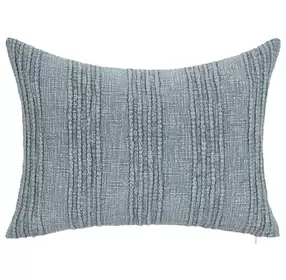 Gratitude Sea Fog Blue Rectangular Accent Pillow Set of 2