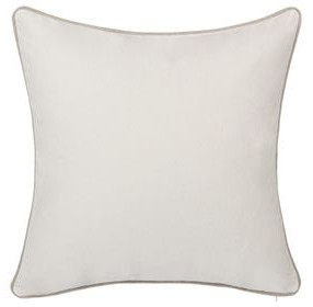 Heirloom Velvet Ivory 22 x 22" Accent Pillow