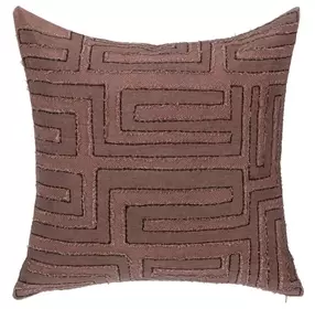 Villa Classics Mateo Sierra Brown Square Accent Pillow Set of 2