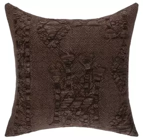 Lineage Abbey Sierra Brown Square Accent Pillow Set of 2