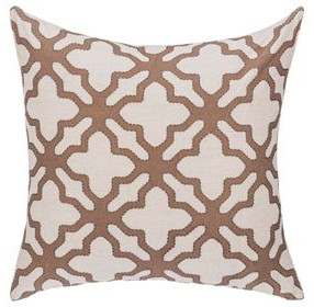 Lineage Mullan Frothed Brown Square Accent Pillow Set of 2