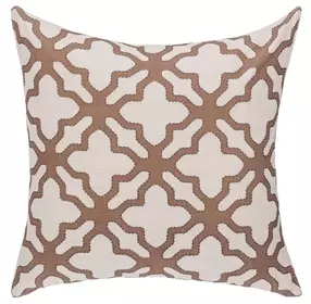 Lineage Mullan Frothed Brown Square Accent Pillow Set of 2