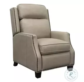 Van Buren Shoreham Cream Leather Recliner