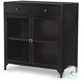 Shadow Box Black Small Cabinet