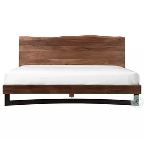 Bent Natural Stain King Platform Bed