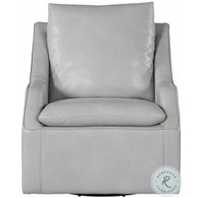 Asterwyn Steamboat Ice Leather Swivel Accent Chair