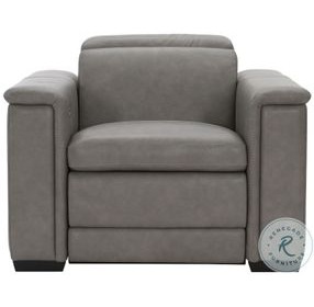 Lioni Mocha Power Motion Chair with USB Charging