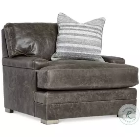 Burnham Brown Leather Chair