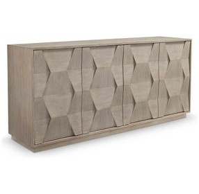 Linea Cerused Greige 74" Buffet
