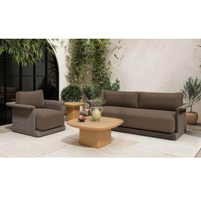 Manon Deep Yellow Outdoor Square Occasional Table Set