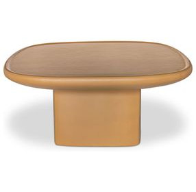 Manon Deep Yellow Outdoor Square Coffee Table