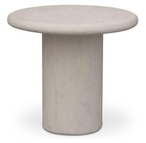 Frida Cream Outdoor Round Side Table