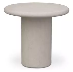 Frida Cream Outdoor Round Side Table