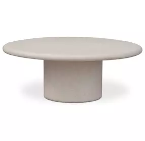 Frida Cream Outdoor Round Coffee Table