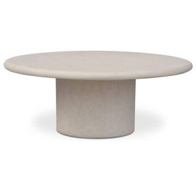 Frida Cream Outdoor 78" Oval Dining Table