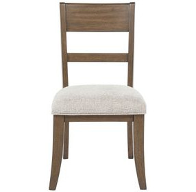 Mariana Gray Upholstered Wood Back Side Chair Set of 2