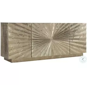 Melange German Silver Big Bang 78" TV Stand