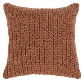 Prism Terra Cotta Square Accent Pillow