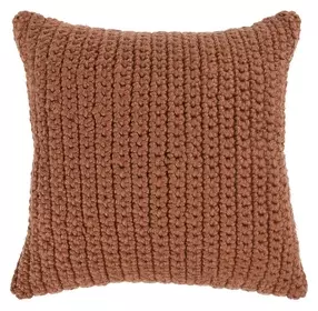 Prism Terra Cotta Square Accent Pillow Set of 2