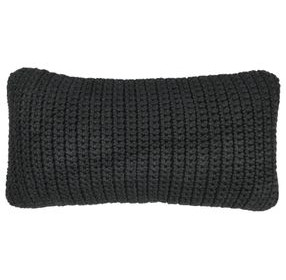 Prism Black Rectangular Accent Pillow