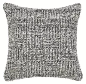 Shades Vico Gray Square Accent Pillow Set of 2