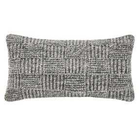 Shades Vico Gray Rectangular Accent Pillow