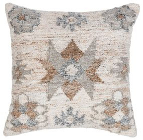Performance Ardeth Clay and Beige Square Accent Pillow Set of 2