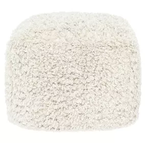 Poufs Carters Ivory Square Accent Pouf