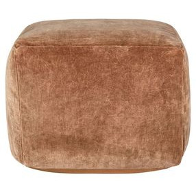Poufs Heirloom Velvet Hazel Square Accent Pouf