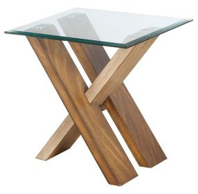 Tasha Brown Square End Table