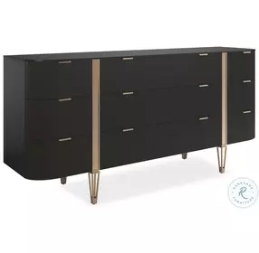 Love At First Sight Dark Chocolate 9 Drawer Dresser