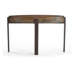 Artifacts Antique Bronze Oval Shaw Console Table