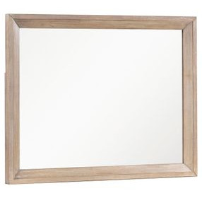 Breckenridge Medium Brown Rectangular Dresser Mirror