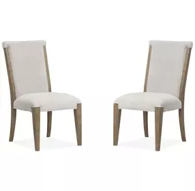Plum Creek Gray Upholstered Side Chair Set of 2