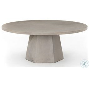 Bowman Grey Concrete Outdoor Coffee Table