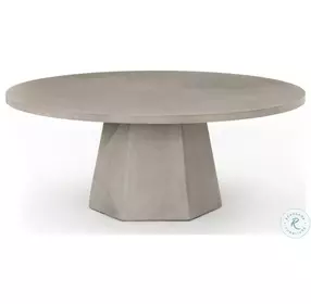 Bowman Grey Concrete Outdoor Coffee Table