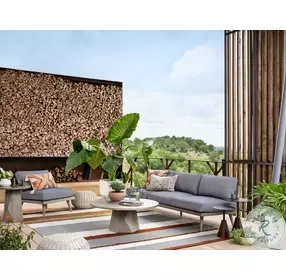 Bowman Grey Concrete Outdoor Occasional Table Set