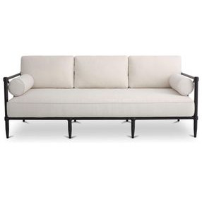Willow Cream Performance Fabric Outdoor 80" Sofa