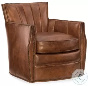 Carson Checkmate Pawn Swivel Club Chair