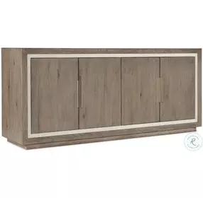 Riviera Gray Washed Oak Media Storage Cabinet