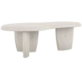 Ashlar Beige Freeform High Cocktail Table