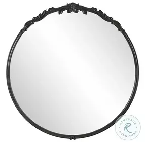 W00575 Satin Black With Light Gray Glaze Mirror With Light Gray Glaze