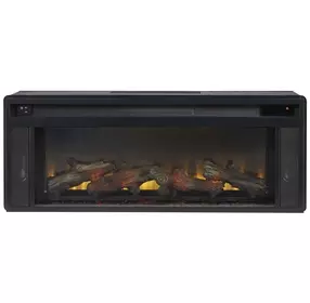 Entertainment Accessories Black Fireplace Insert
