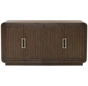 Athens Chocolate Brown 4 Door Buffet