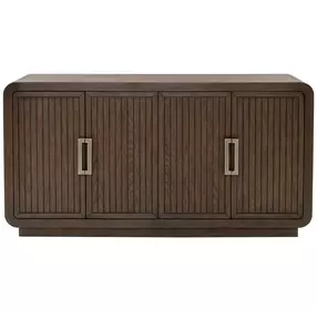 Athens Chocolate Brown 4 Door Buffet