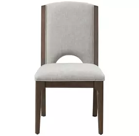 Athens Gray Performance Fabric Upholstered Dining Chair Set of 2