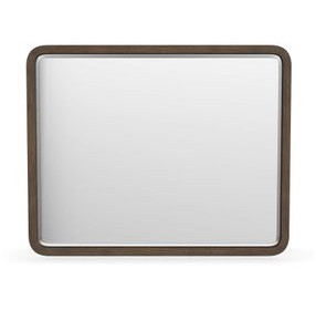 Athens Chocolate Brown Rectangular Wall Mirror