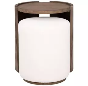 Lyra Sierra Brown Round End Table