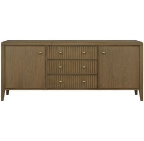 Reed Driftwood 76" TV Stand with USB Charging