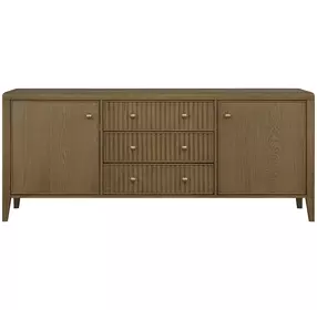 Reed Driftwood 76" TV Stand with USB Charging